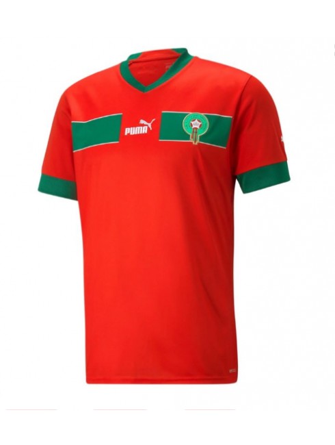 Marocko Replika Hemmakläder VM 2022 Kortärmad